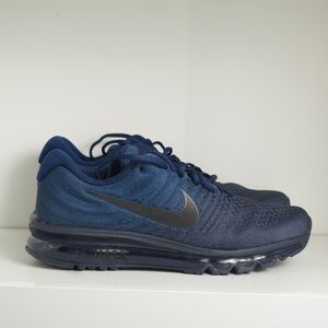 Nike Air Max 2017 Shoes Binary Blue Black Obsidian 849559-405 Men's US 10 E 44